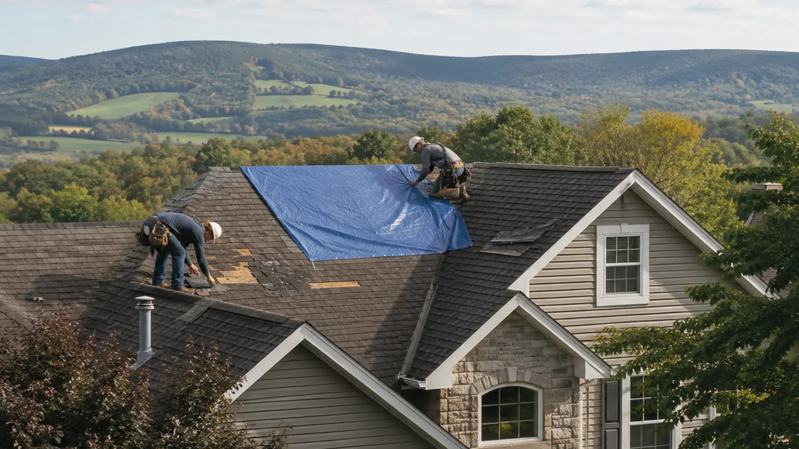 Roofing service photo